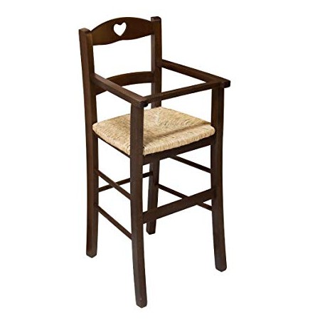 Seggiolone per bimbo in legno Marrone - DAC Forniture