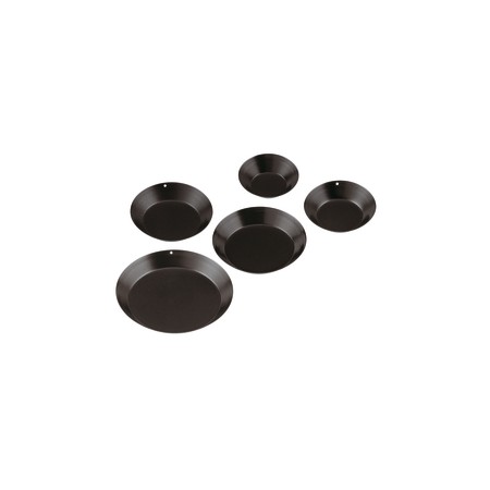 3 Tartellette tonde cm 7 antiaderenti
