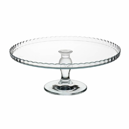 Alzata in Vetro Ø 32 cm | Espositore Torte e Dolci