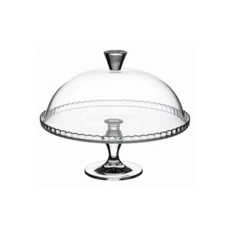 Alzata Patisserie in Vetro con Campana Ø 32 cm | Espositore Dolci