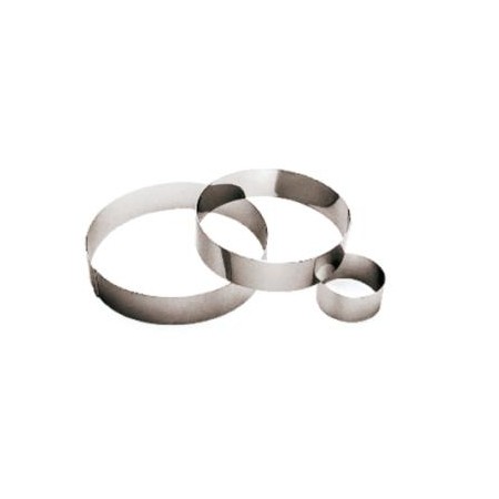 Anello inox per mousse cm.18 pasticceria
