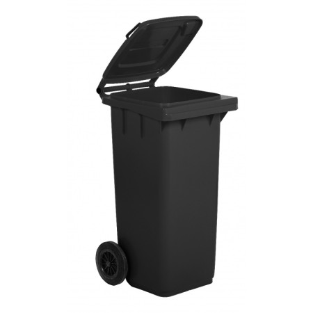 Bidone raccolta diff.grigio+pedale+anello+aste