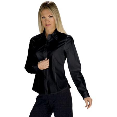 Camicetta Donna Stretch Nera Tg. XL – Isacco
