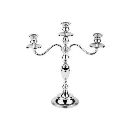 Candelabro 3 Luci Argento – Elegante e Professionale | -10%