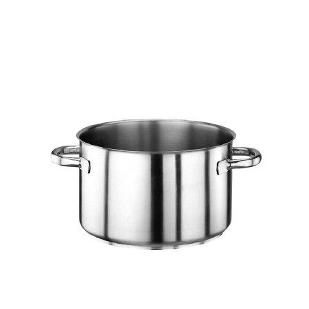 Casseruola alta 2 maniglie inox cm.24