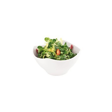 Ciotola in melamina bianca 21x21 cm | Resistente ed elegante