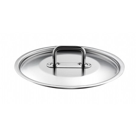 Coperchio piano inox cm.40 con maniglia- Pintinox