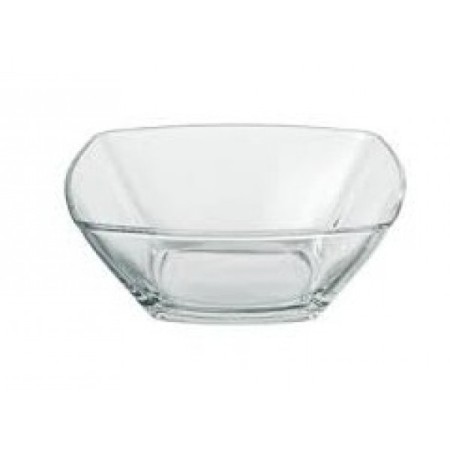 Coppetta quadrata in vetro eclissi 12x12cm