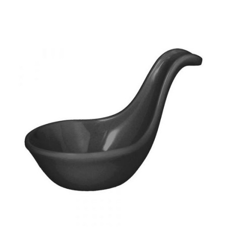 Cucchiaio finger piccolo cm 9,5 NeroMelamina