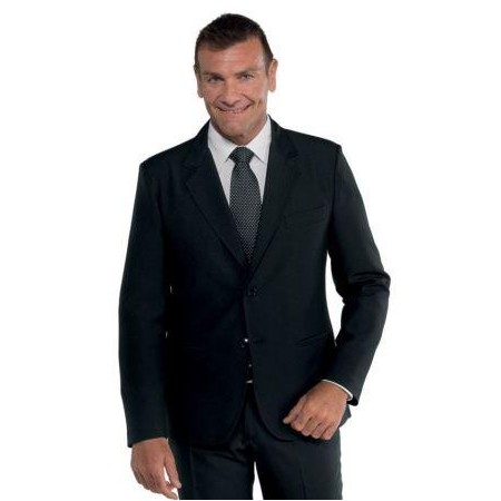 Giacca classica uomo nera Tg.XL Isacco