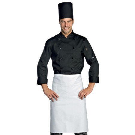 Giacca cuoco extralight nera tg.L Isacco