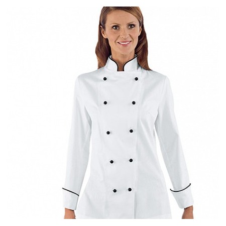 Giacca donna Granchef bianca tg.L Isacco