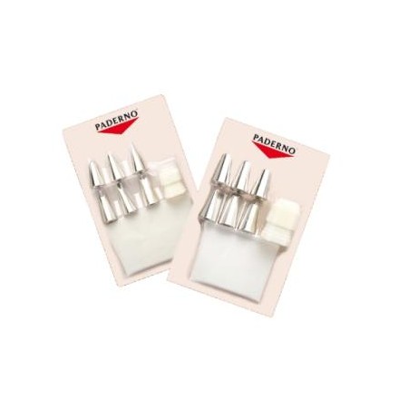 Kit sac a poche con bocchette inox