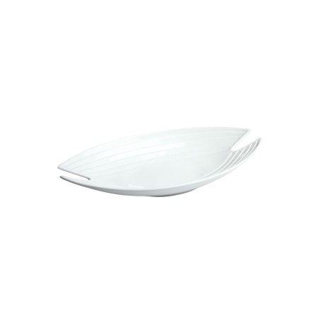 Centrotavola Barca 55 cm – Stoneware Bianco Elegante