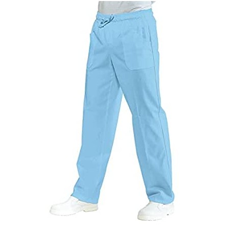 Pantalone celeste con elastico tg. XXL Isacco