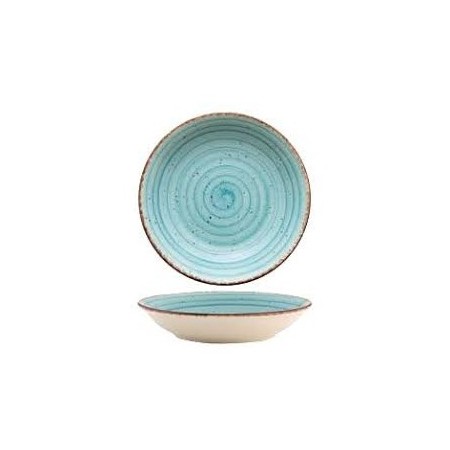 Piatto fondo blu Gural avanos cm.20