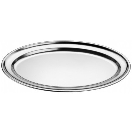 Piatto Ovale Portata Bordato Pesante 53x35 cm – Professionale