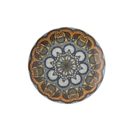 Piatto Piano Cm 20 Mandala B Porcellana