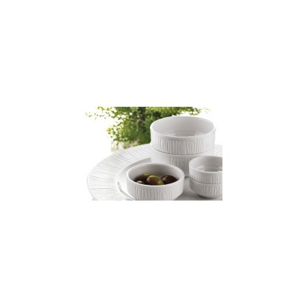 Piatto piano cm 27 bianco  per catering e banchetti - DAC