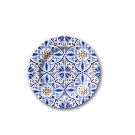 Piatto piano cm 31 etrusca Amalfi- Saturnia