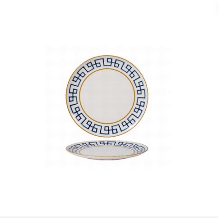 Piatto piano cm. 26 Dedalo Alumina