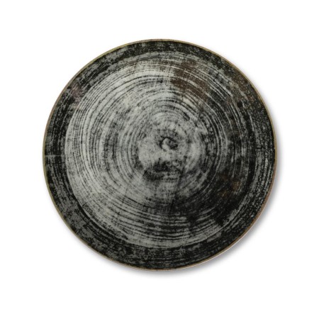 Piatto portata Konos cm.28 Black round Saturnia