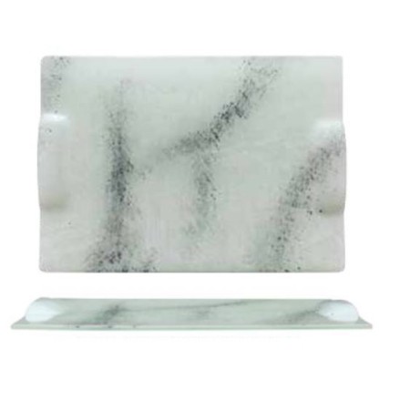 Piatto Rettangolare Vetro 35x25 cm | DAC Forniture