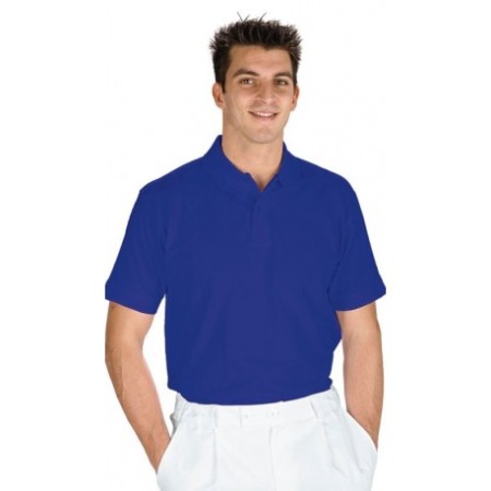 Polo blu in cotone tg.XS Isacco