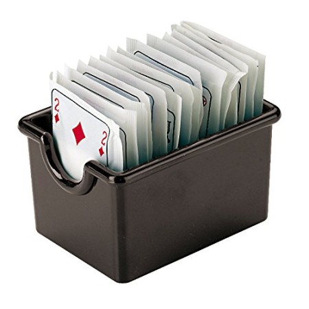 Contenitore Portabustine per zucchero nero