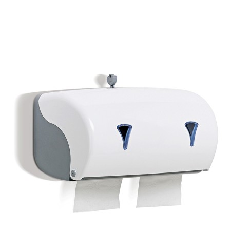 Porta carta igienica doppio bianco linea Positano