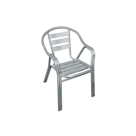 Sedia Listelli Alu - Doppio tubo