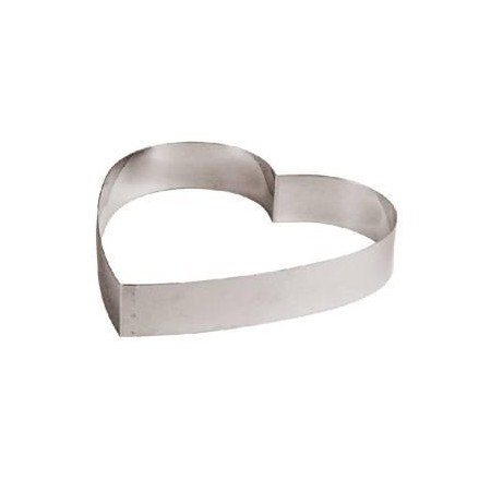 Stampo cuore cm.24 acciaio inox per pasticceria