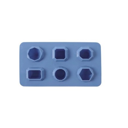 Stampo per cubetti di ghiaccio a forma di gemma,2 pezzi, 190x105x(H)30mm - DAC