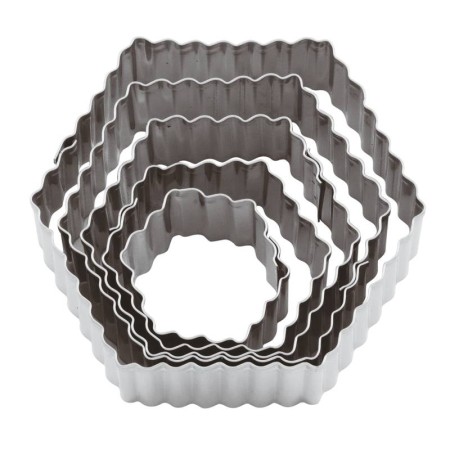 Tagliapasta esagono festonato banda stagnata