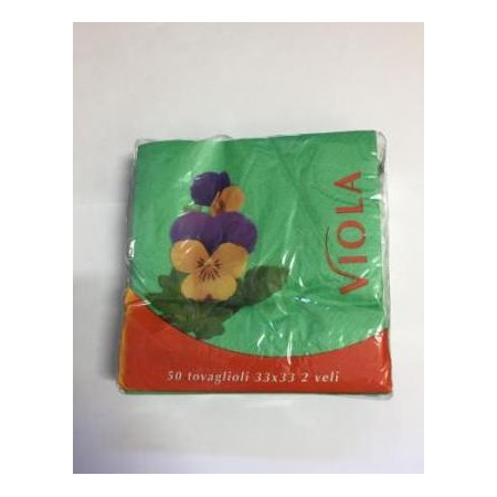 Tovaglioli Verde Smeraldo 2 Veli – 50 pz in Offerta!