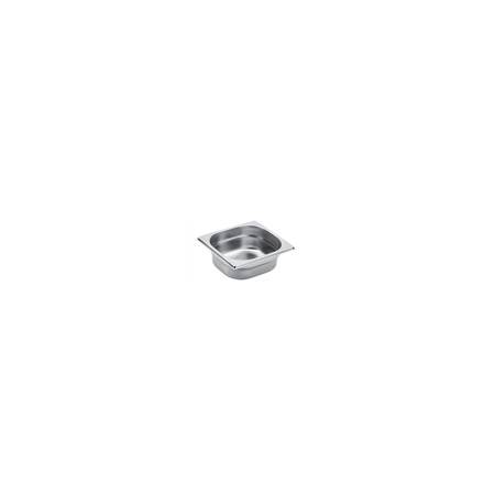 Vasca inox GN 1/6 h.6,5cm 17,6x16,2cm