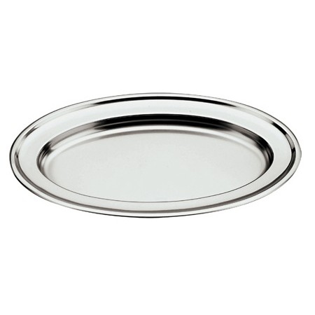 Vassoio ovale 50x31cm inox