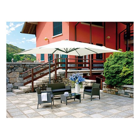 Ombrellone 3x4 m Palo Laterale Antracite – Professionale e Ruotabile