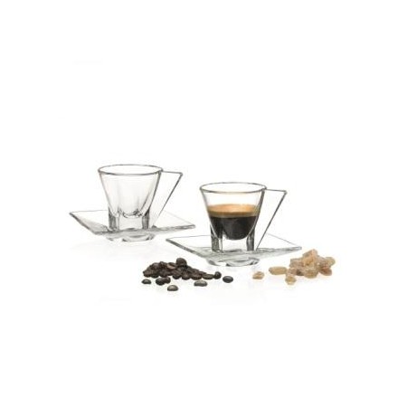 Set tazzina caffè con piattino 2 pz. Rcr set fusion