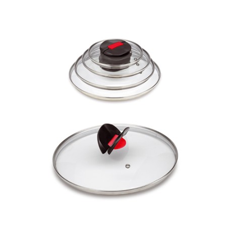 Coperchio in Vetro con Valvola di Sfogo Vapore Ø 20 cm | DAC