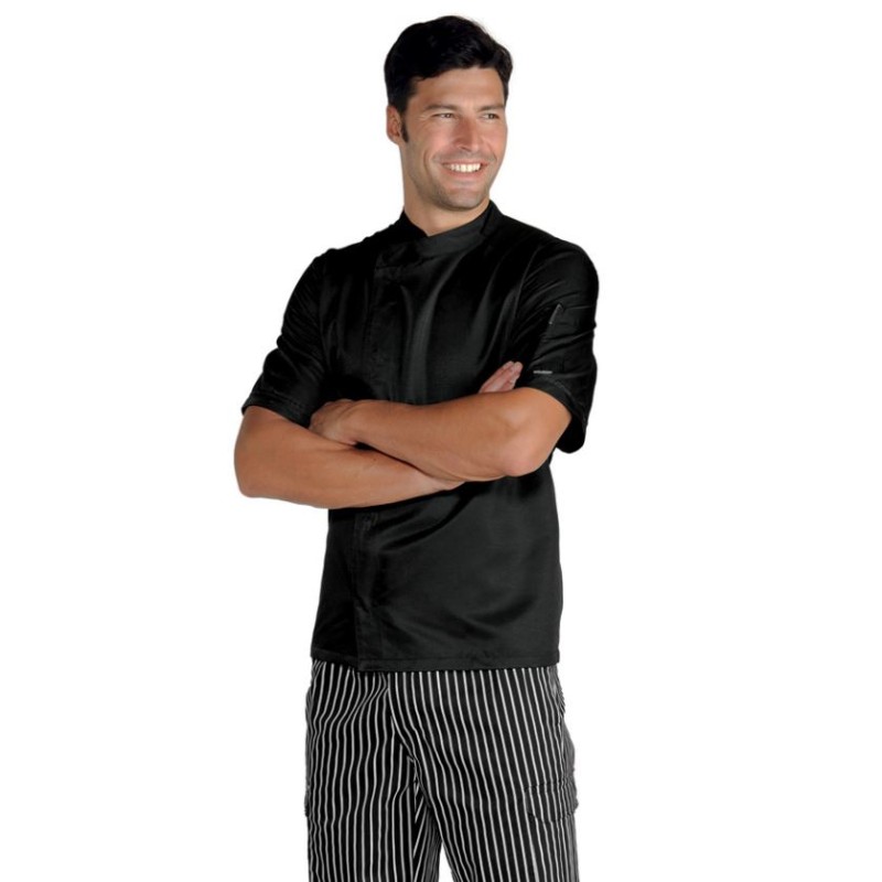 Casacca cuoco Malaga m/m nera tg.XL