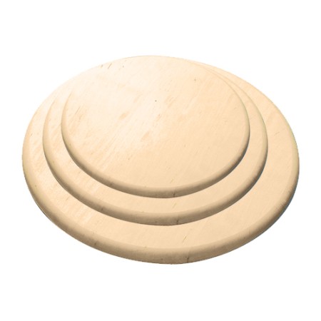 Centro tavola girevole con sottobase in pino oliato