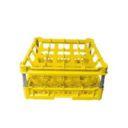 Cesta 16 bicchieri H. 120/240 Top gialla