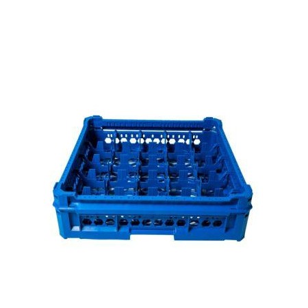 Cesta per bicchieri 25 scomp. blu