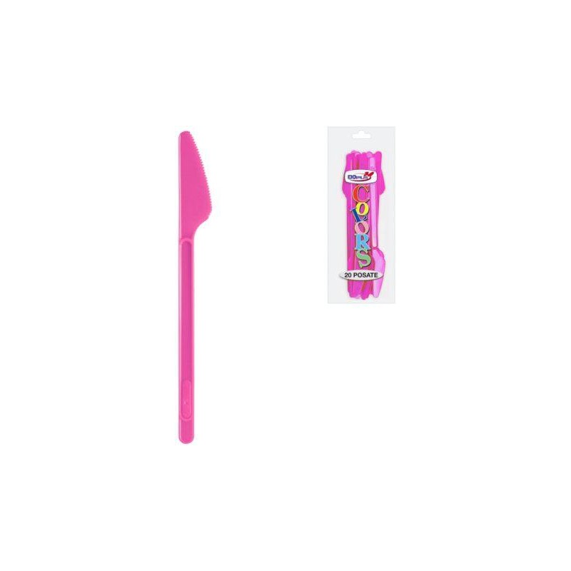 Coltelli fuxia compact 20pz
