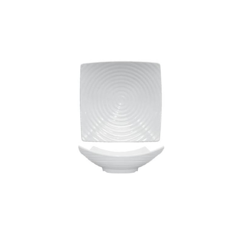 Coppa bianca melamina quadrata cm.40x40x13,5