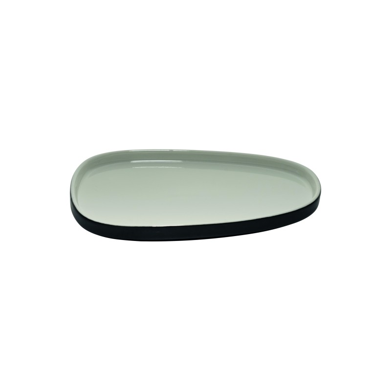 Finger in porcellana  cm 18,5x11,5x1,5 black  Convivio