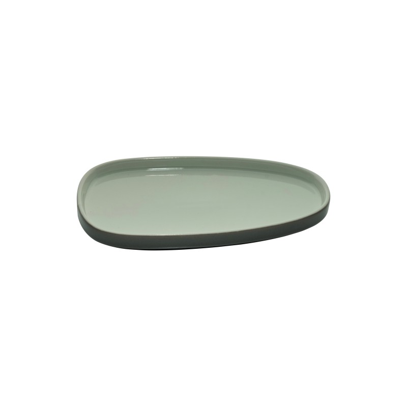 Finger in porcellana cm 18x11,5x1 Grey Convivio