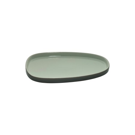 Finger in porcellana cm 18x11,5x1 Grey Convivio