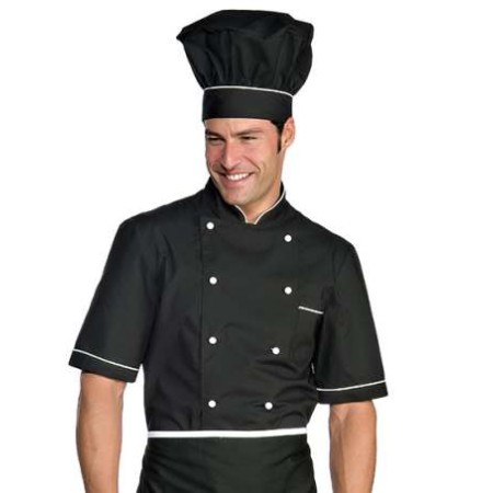 Giacca cuoco Alicante nera tg.XL Isacco